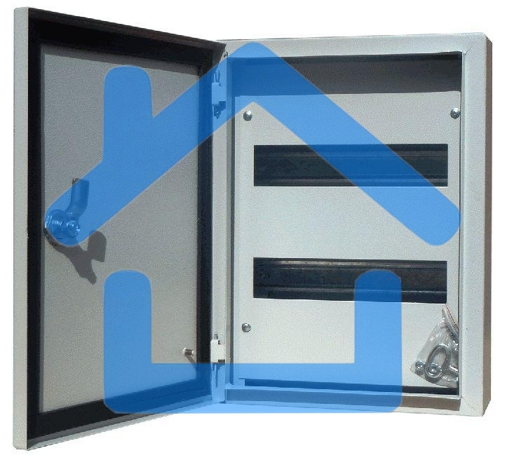 Корпус металлический навесной 400х300х120 24мод. IP54 ЩРН-24 DEKraft 30251DEK
