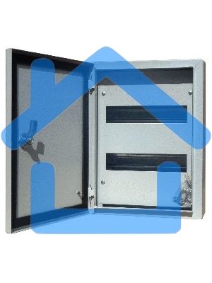 Корпус металлический навесной 400х300х120 24мод. IP54 ЩРН-24 DEKraft 30251DEK