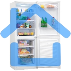 Холодильник Nordfrost NRB 131 W белый двухкамерный 170/100 л морозилка снизу, капельная система