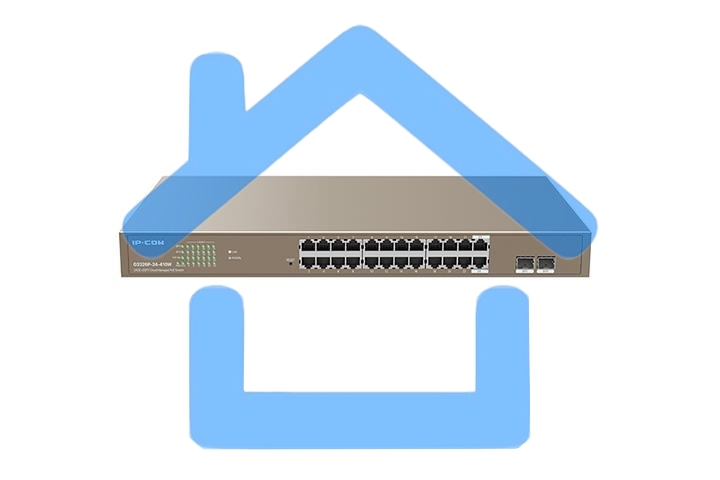 Коммутатор управляемый IP-COM G3326P-24-410W, настенный, настольный, 1000 Мбит/сек, 24 port, SFPx