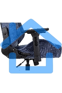 Кресло игровое Knight N1 Fabric синий Light-27 с подголов. крестовина металл