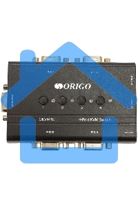 KVM-переключатель ORIGO OKVM4U/A1A, 4-портовый, с портами VGA и USB
