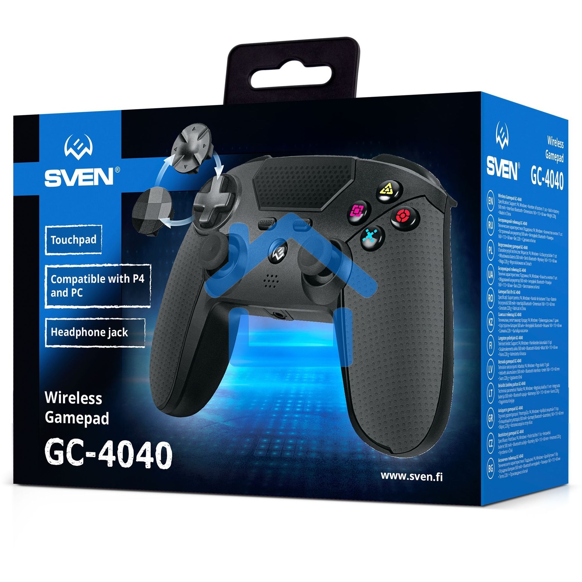Геймпад Sven GC-4040 черный (SV-016012)