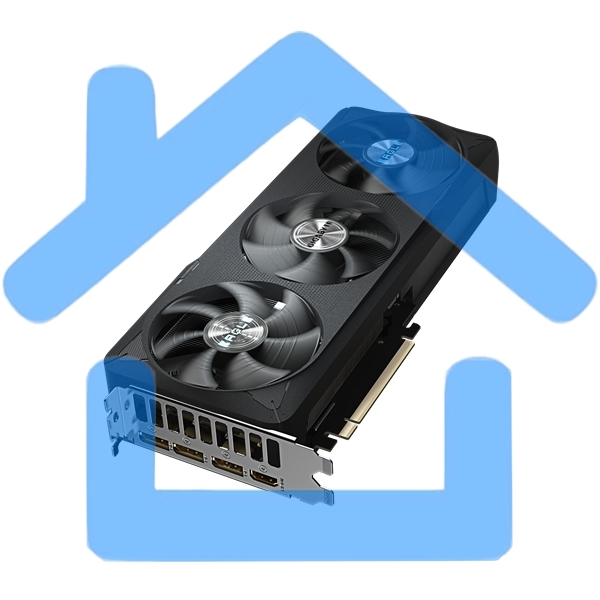 Видеокарта Gigabyte PCI-E GV-N5070EAGLE OC-12GD 1.0 NVIDIA GeForce RTX 5070 12Gb 192bit GDDR7 2805/28000 HDMIx1 DPx3 HDCP Ret