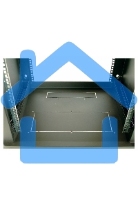 Шкаф телеком. настенный разборный 6U (600х350) дверь металл (ШРН-Э-6.350.1) (1 коробка)