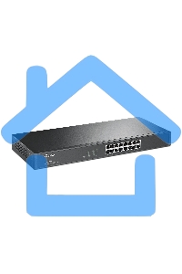 Коммутатор TP-Link SMB TL-SG1016 Коммутатор 16-port Gigabit Switch, 1U 19-inch rack-mountable steel case