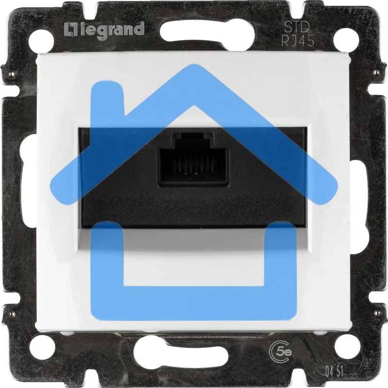 Компьютерная розеткаLegrand Valena 774230, белая RJ45 5 кат UTP
