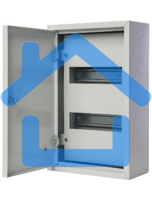 Корпус металлический навесной 400х250х120 18мод. IP31 ЩРН-18 DEKraft 30207DEK