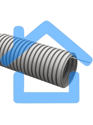 Труба гофр. Iek CTG20-25-K41-025I ПВХ d 25 с зондом (25 м)