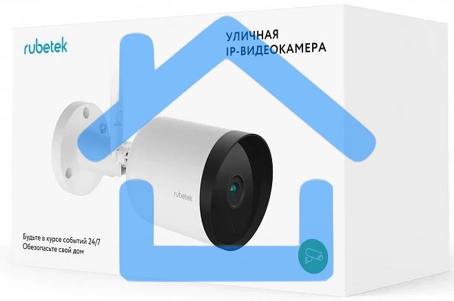 Камера видеонаблюдения IP Rubetek RV-3425 3.6-3.6мм цв. корп.:белый