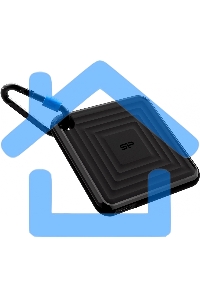 Твердотельный диск 1TB Silicon Power PC60, External, USB 3.2 Type-C R/W - 540/500 Mb/s черный