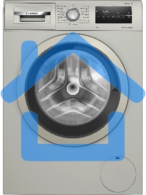 Стиральная машина Bosch WAN2420XME серебристый, загрузка фронтальная 8 кг, 1200 об/мин., класс: А+++