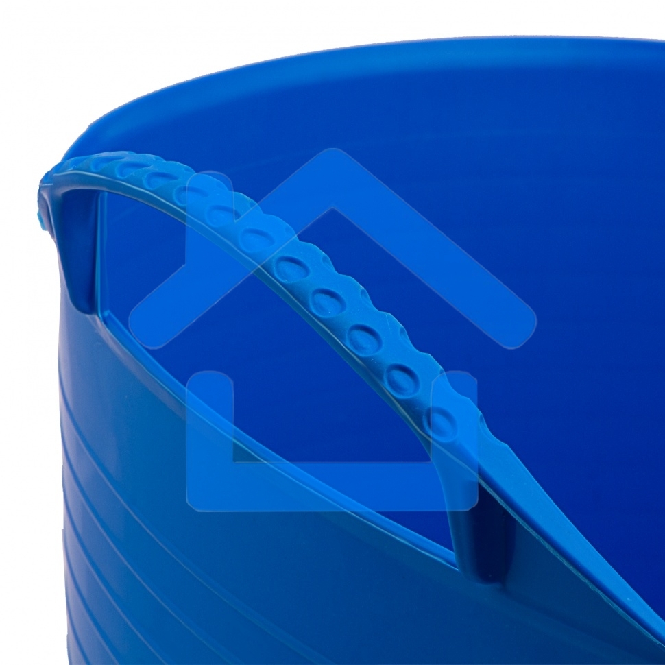 Ведро гибкое сверхпрочное 40 л, синее СИБРТЕХ 67508