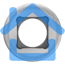 Головка торцевая Matrix, 18 мм, 6-гранная, CrV, под квадрат 1/2