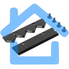 Нож шнека для грунта ER-300, диаметр 300мм, комплект 2 шт Denzel