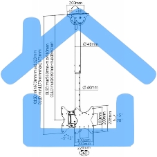 Кронштейн для телевизора Arm Media LCD-1650 черный 15