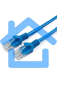 Патч-корд UTP Cablexpert PP12-30M/B кат.5e, 30м, литой, многожильный (синий)