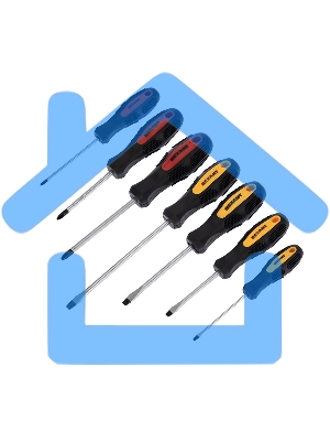 Набор отверток 7 предметов (крестовые и шлицевые) 12-4703 Rexant