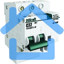 Выключатель автоматический дифференциального тока Dekraft 2п C 10А 30мА тип AC 4.5кА ДИФ-101 4.5мод. DeKraft 15002DEK Выключатель автоматический дифференциального тока Dekraft 2п C 10А 30мА тип AC 4.5кА ДИФ-101 4.5мод. DeKraft 15002DEK