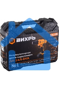 Дрель-шуруповерт Вихрь ДА-14Л-2KА 72/14/20, Аккумуляторная, 14,4В, 2 АКБ, Кейс