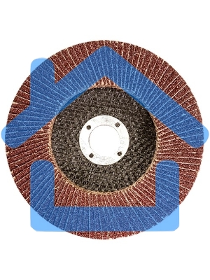 Круг лепестковый торцевой Matrix, P 40, 150 х 22,2 мм