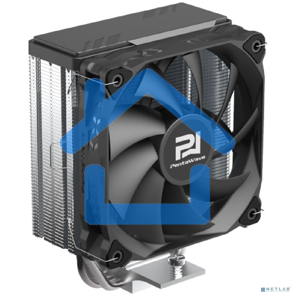 Кулер PentaWave PC-Z03E SRB черный 120мм алюминий+медь 1750rpm 29.5db 4-pin 205W 158мм