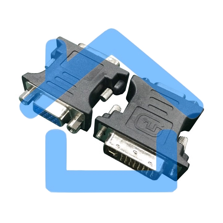 Переходник DVI-VGA Cablexpert A-DVI-VGA-BK, 29M/15F, черный, пакет
