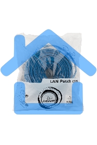 Патч-корд UTP Cablexpert PP12-30M/B кат.5e, 30м, литой, многожильный (синий)