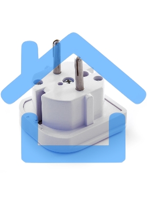 Переходник Gembird Переходник с вилки EU,UK в RU (A-AC-UKEU-001)