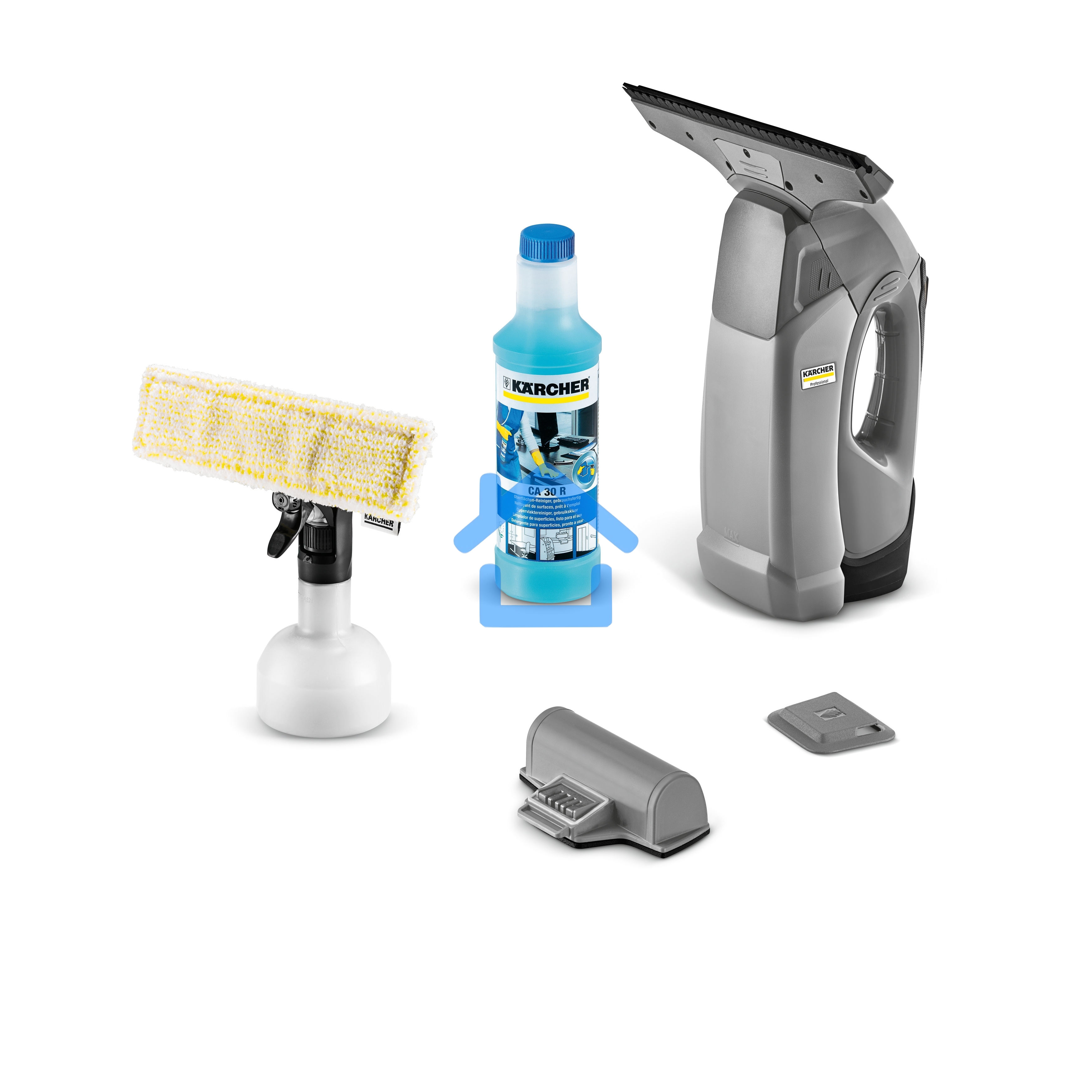 Стеклоочиститель Karcher WVP 10 шир.скреб.:280мм пит.:от аккум. серый/желтый