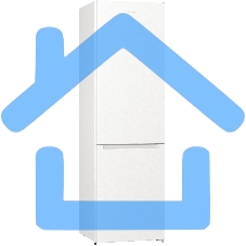 Холодильник Gorenje NRK6201PW4 белый двухкамерный 235/96л морозилка снизу