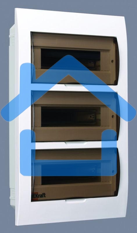 Корпус пластиковый встраиваемый 36мод. ЩРВ-П-36 50х36х10 IP41 SchE 31007DEK