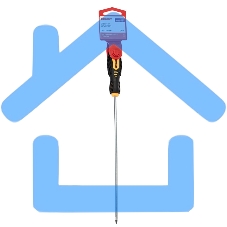 Отвертка шлицевая SL 4х200 мм, двухкомпонентная рукоятка Rexant