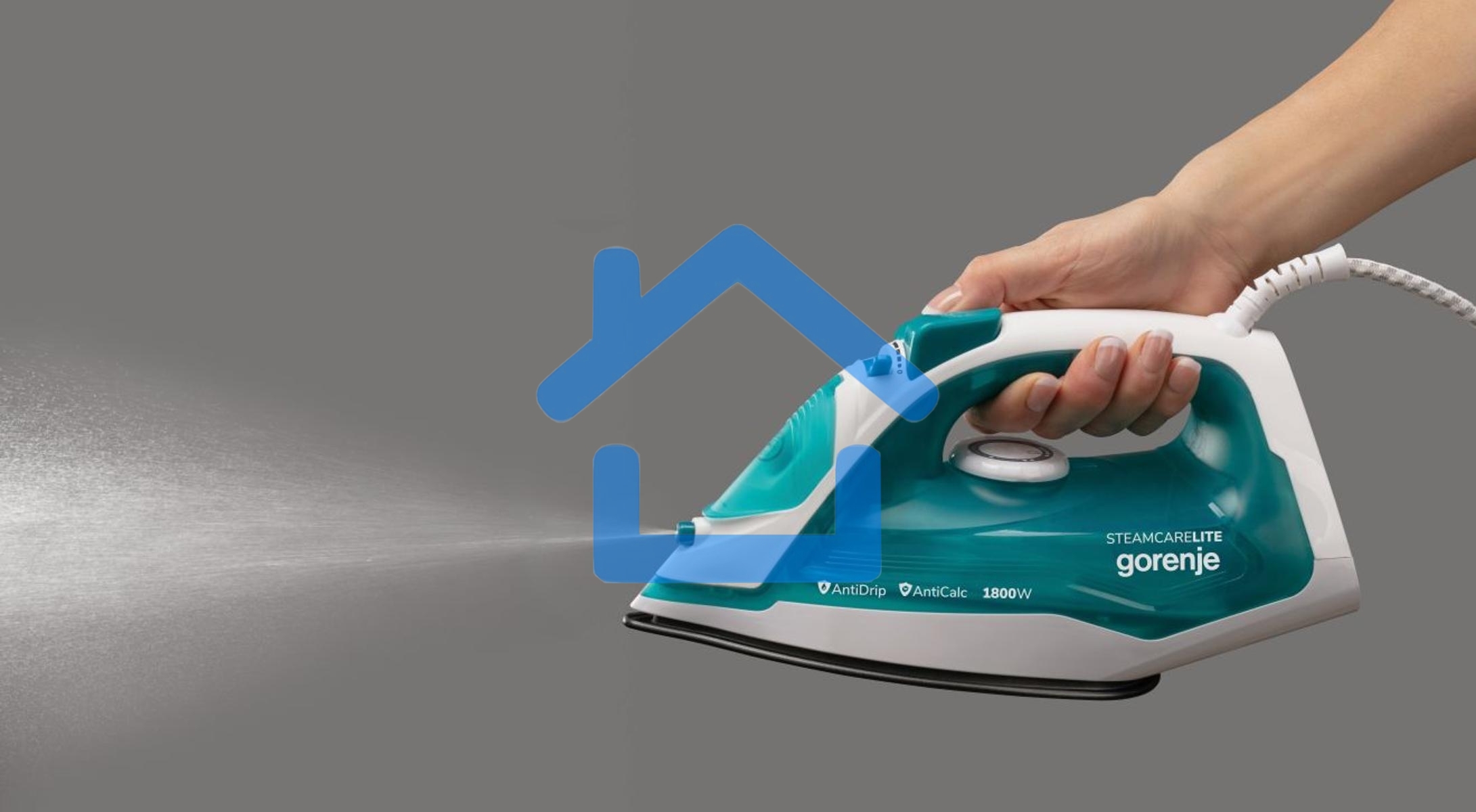 Утюг Gorenje SIH1800TQC 1800Вт зеленый/белый