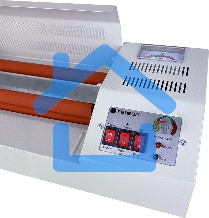 Ламинатор ГЕЛЕОС ЛМ A4 Про, А4, 2х250 (пленка 60-250мкм), 620 мм/мин, 4 вала, реверс, металл. корпус, мах толщина 2мм