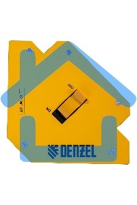 Фиксатор магнитный отключаемый для сварочных работ усилие 55 LB, 45х90х135 град. Denzel