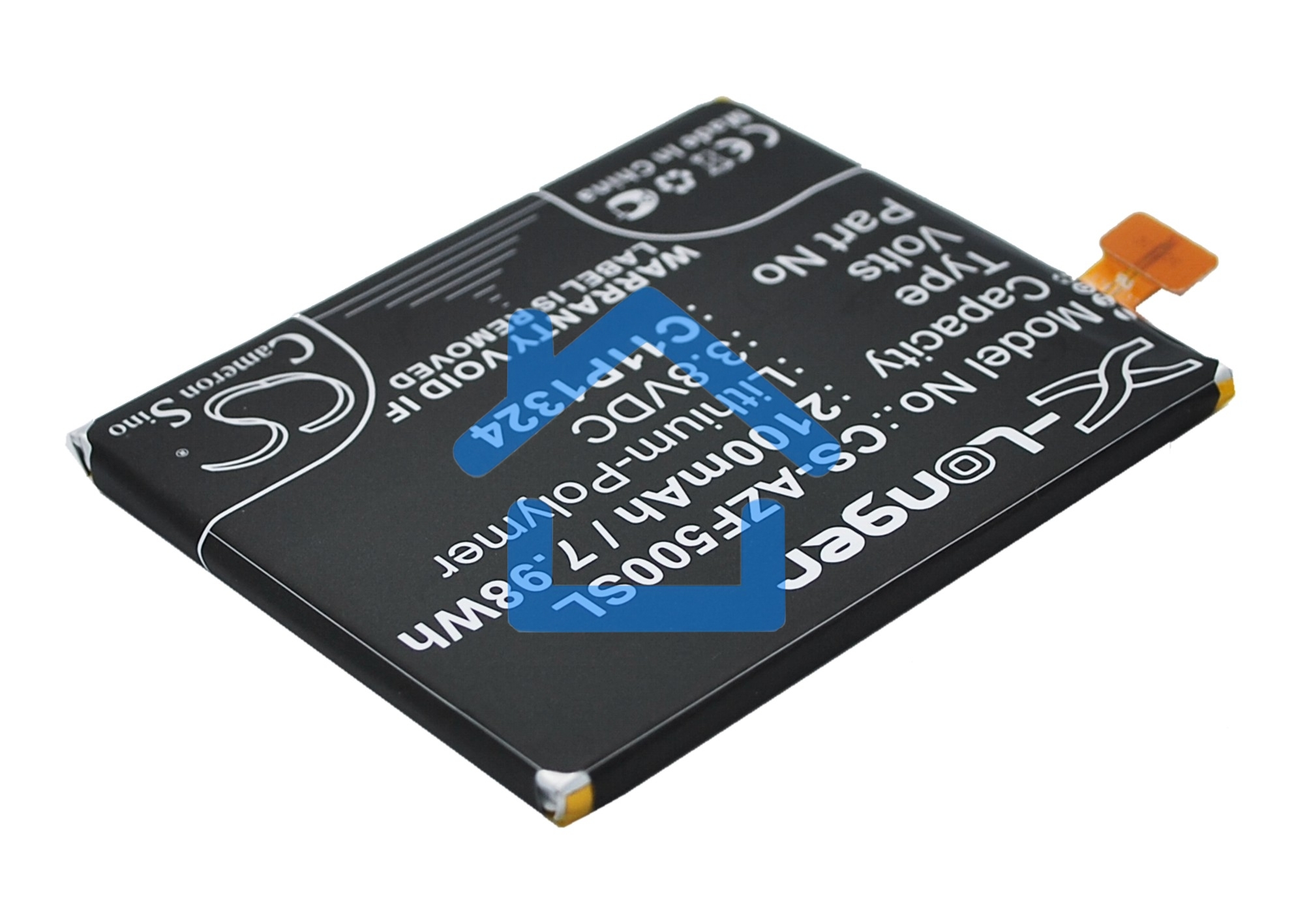 Аккумулятор CameronSino CS-AZF500SL C11P1324 для Asus ZenFone 5 A501CG 3.8V / 2100mAh / 7.98Wh