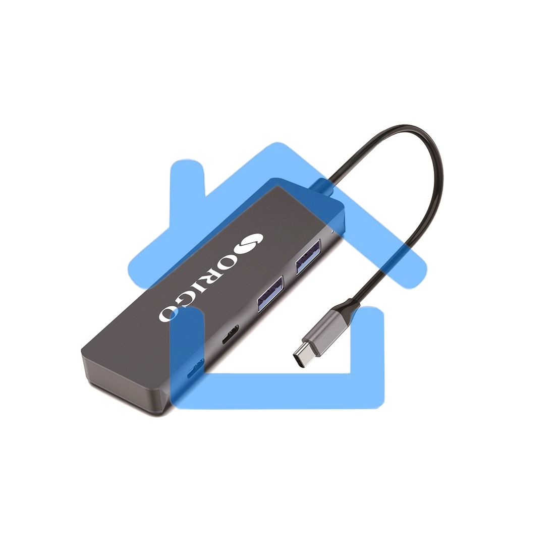 Концентратор ORIGO OU3340C/A1A USB-C, 2xUSB 3.0, 2xUSB-C