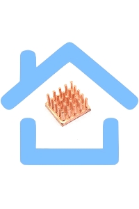 Медный радиатор 13х12х7 мм