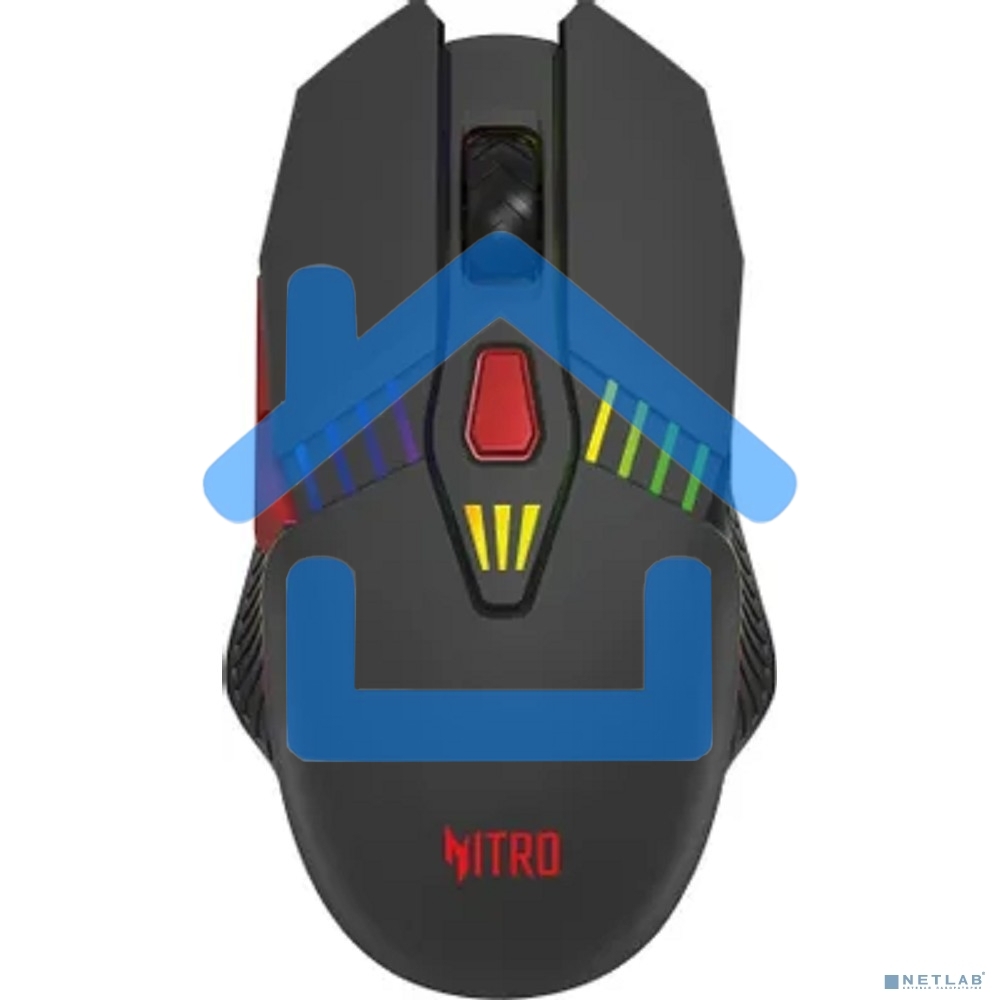 Мышь беспроводная Acer Nitro OMR305 черный, 3200 dpi, радиоканал, Bluetooth, USB, кнопки - 8