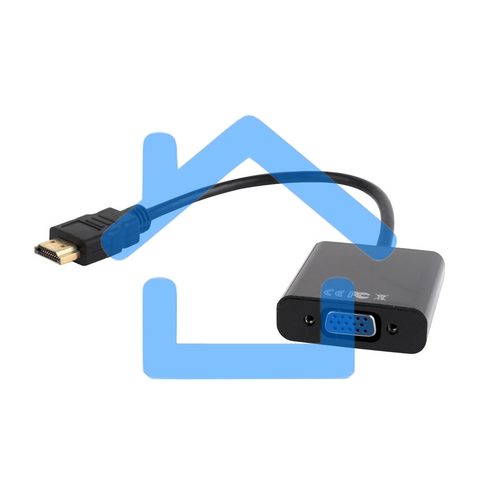 Переходник Gembird-Cablexpert Переходник HDMI-VGA, 19M/15F (A-HDMI-VGA-03)