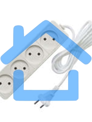 Удлинитель 4х10м без заземл. 10А IP20 2.2кВт Союз 481S-1410