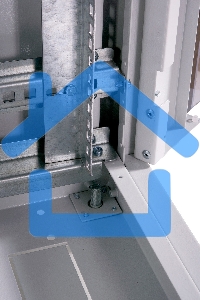 Шкаф телекоммуникационный напольный ЭКОНОМ 48U (600 × 800) дверь стекло, дверь металл