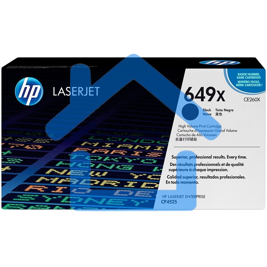 Картридж лазерный HP CE260X черный для CLJ CP4525 17000стр.