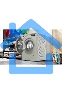 Стиральная машина Bosch WAN2420XME серебристый, загрузка фронтальная 8 кг, 1200 об/мин., класс: А+++