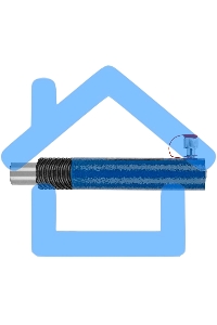 Гидравлический цилиндр для пресса 52305 (усилие 10 т) Stels