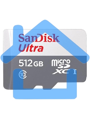Флеш карта SANDISK MICRO SDXC 512Gb UHS-I SDSQUNR-512G-GN3MN