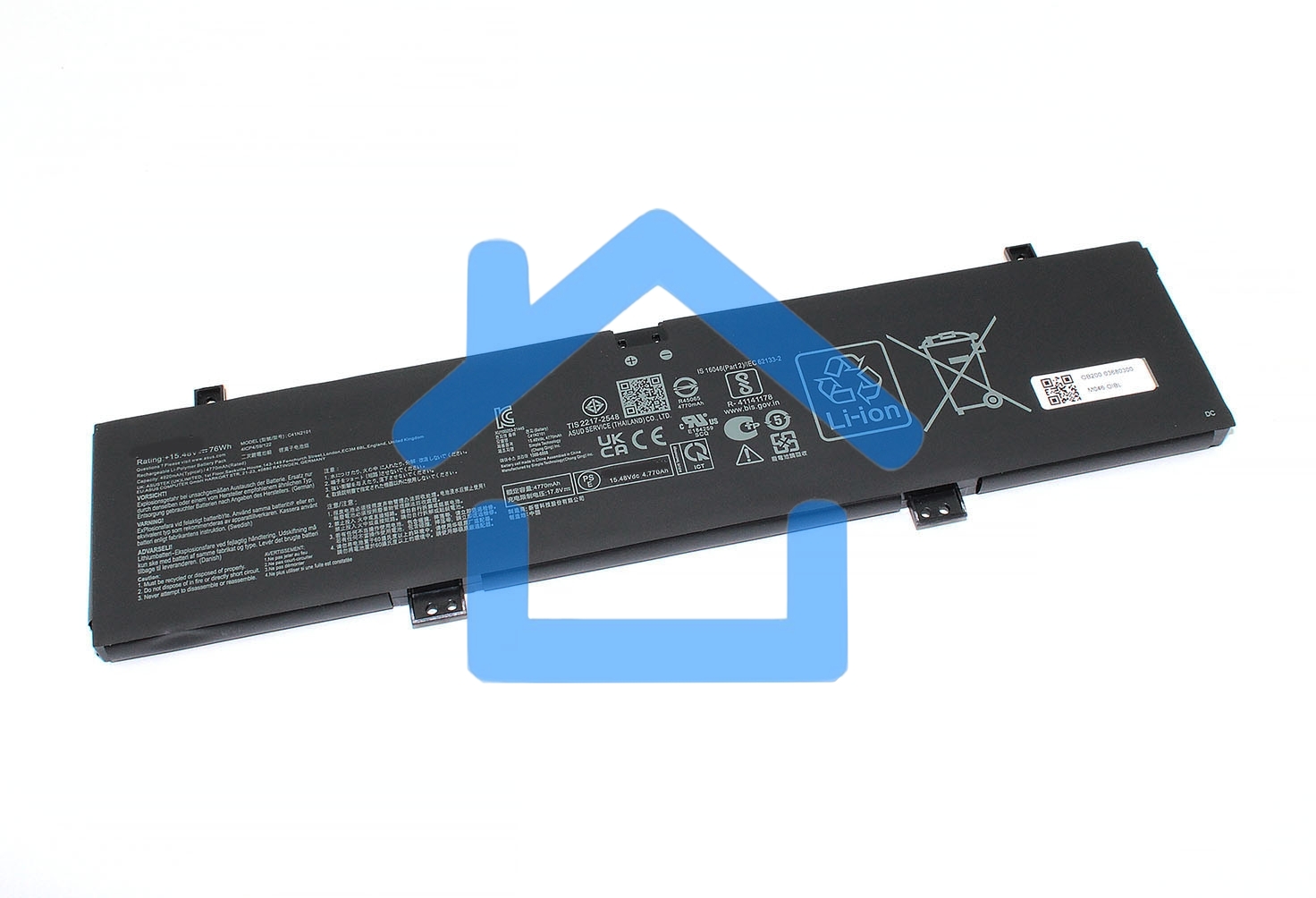 Аккумуляторная батарея для ноутбукa Asus UX8402ZA (C41N2101-1) 15.48V 76Wh