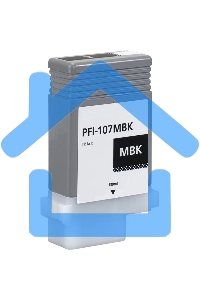 Картридж струйный Canon PFI-107MBK (6704B001) черный матовый (130 мл) для Canon iP F680/685/780/785