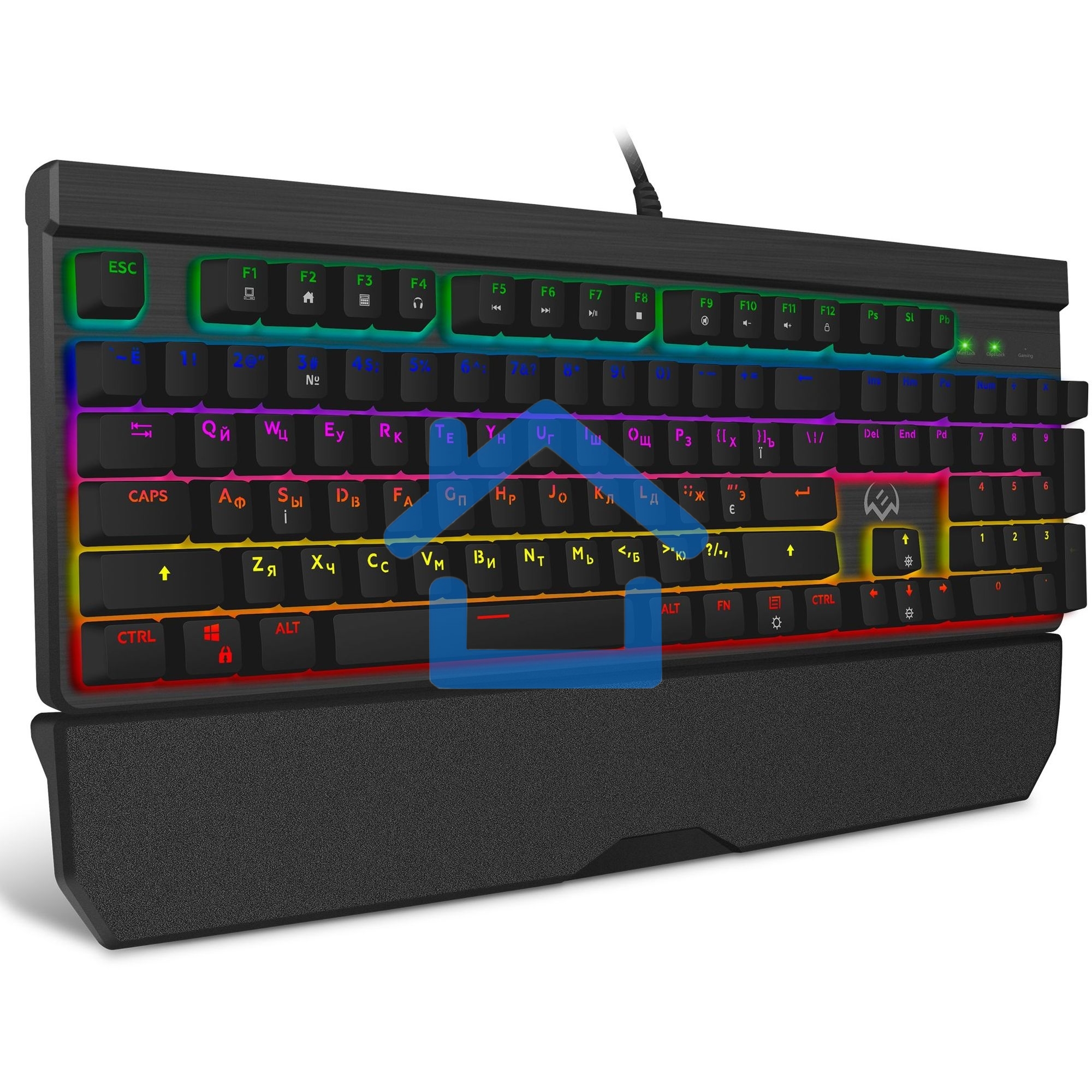 Игровая клавиатура SVEN KB-G9500 (Outemu Blue switches, USB, 104кл, ПО, RGb-подсветка)